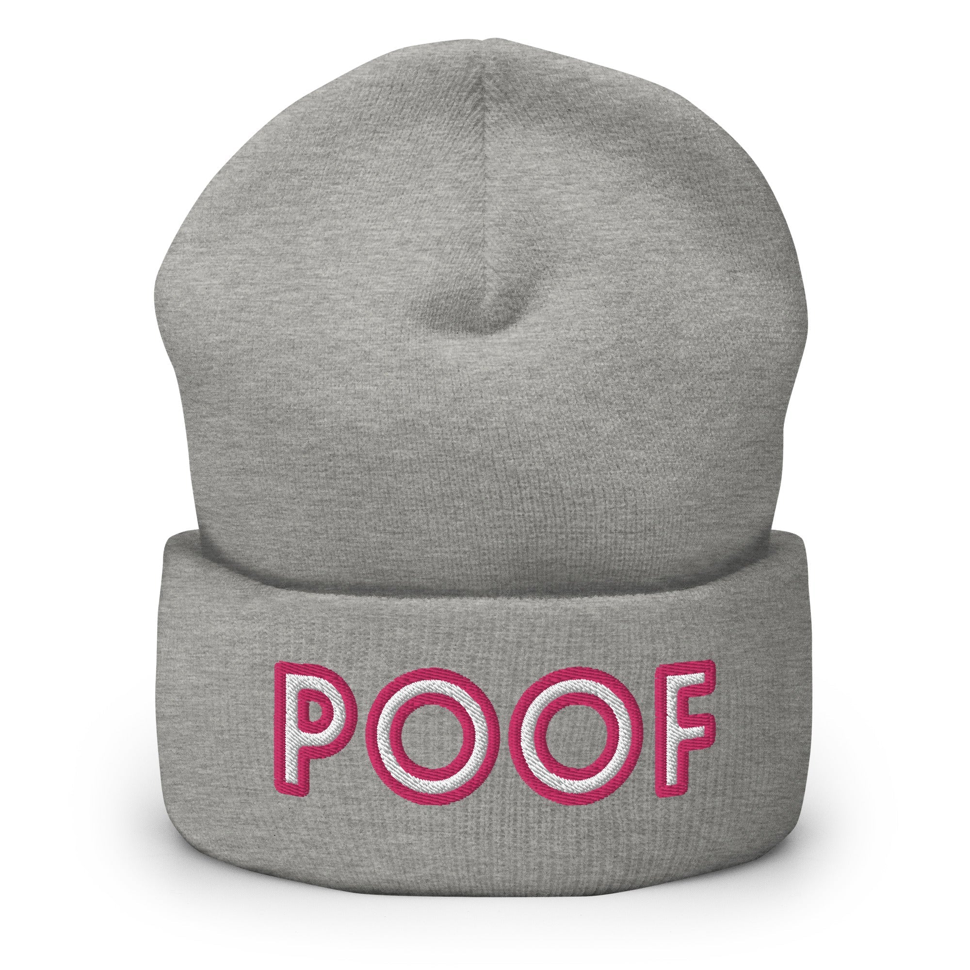 Poof Cuffed Beanie