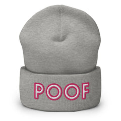 Poof Cuffed Beanie