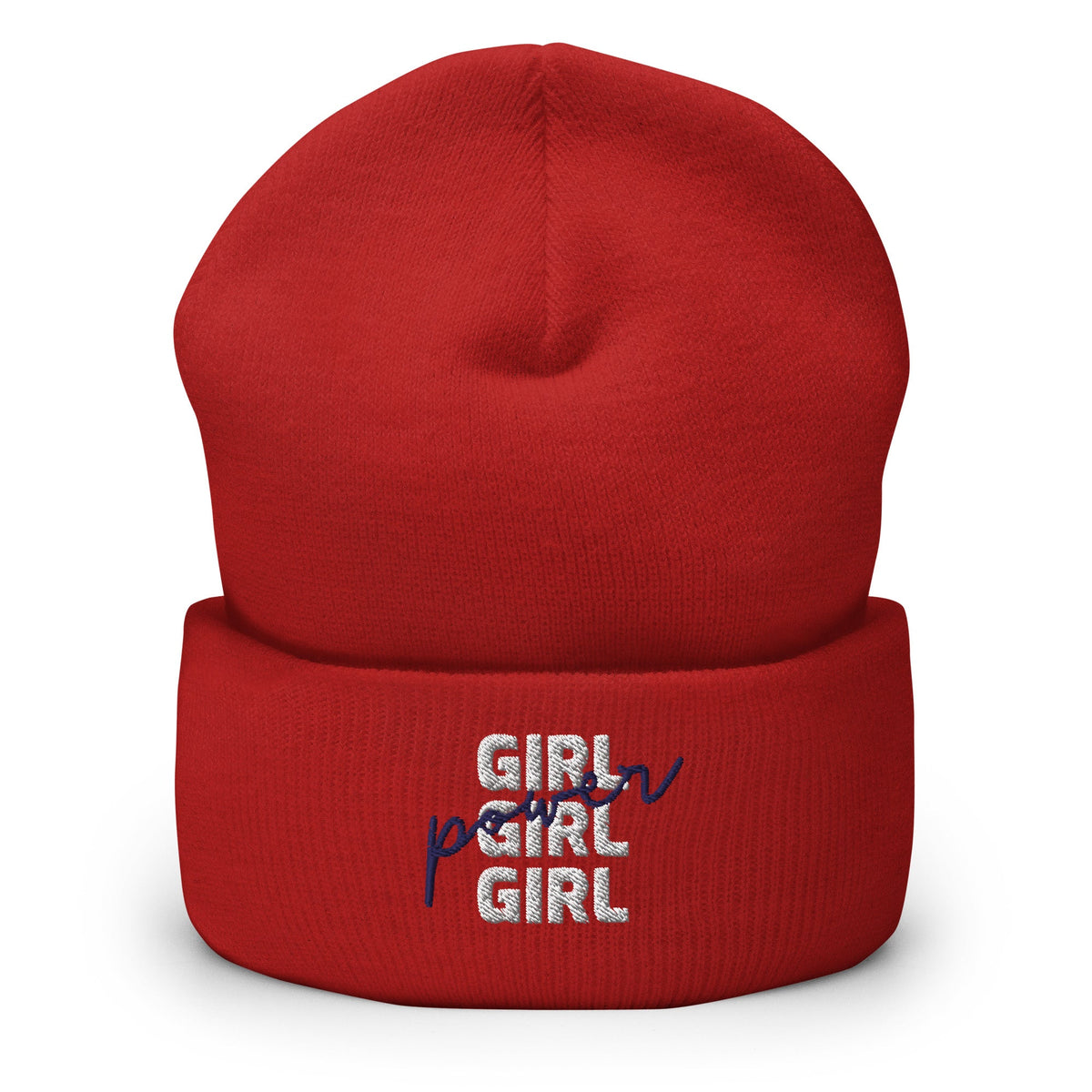 Girl Girl Girl Power Cuffed Beanie