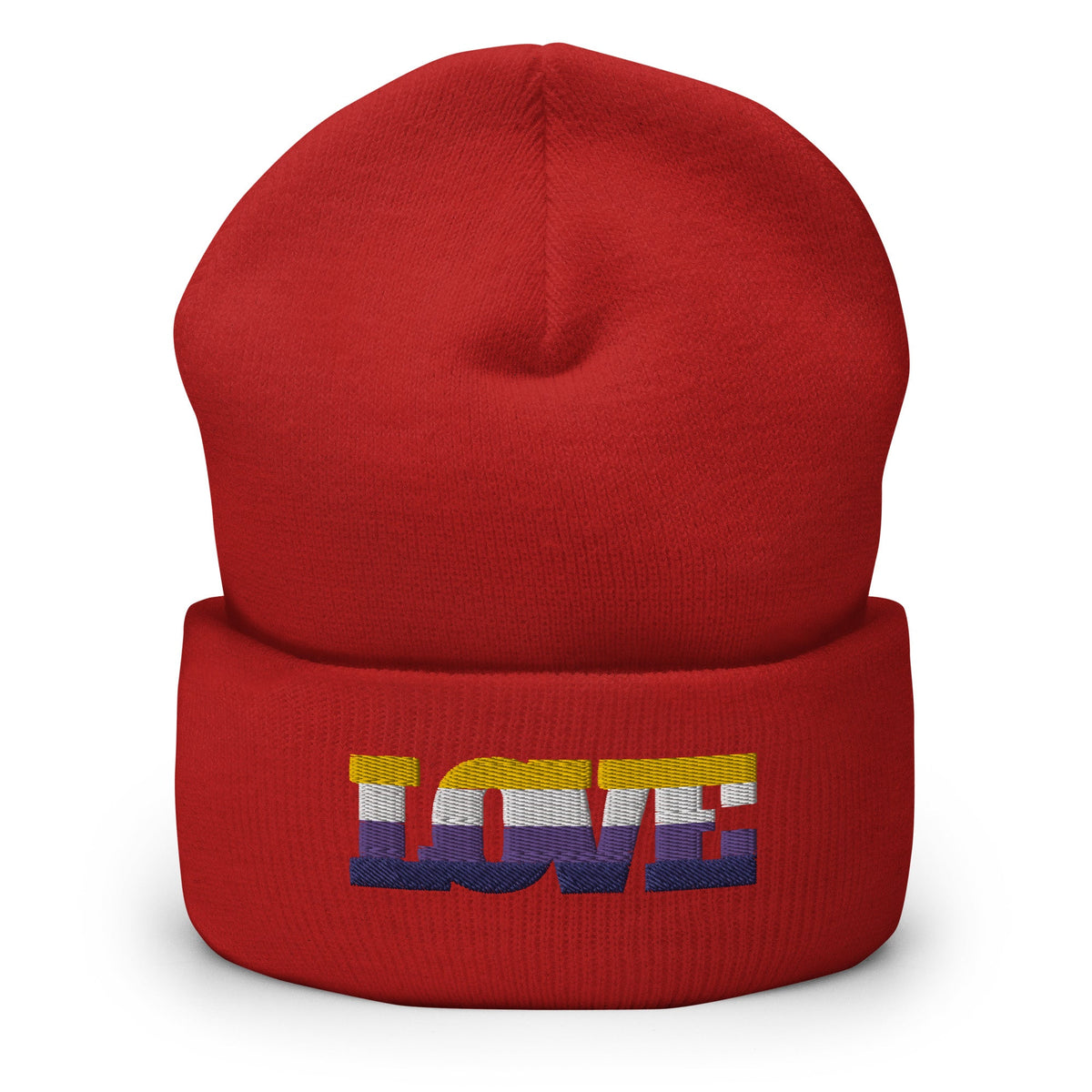 Non-Binary Love Cuffed Beanie