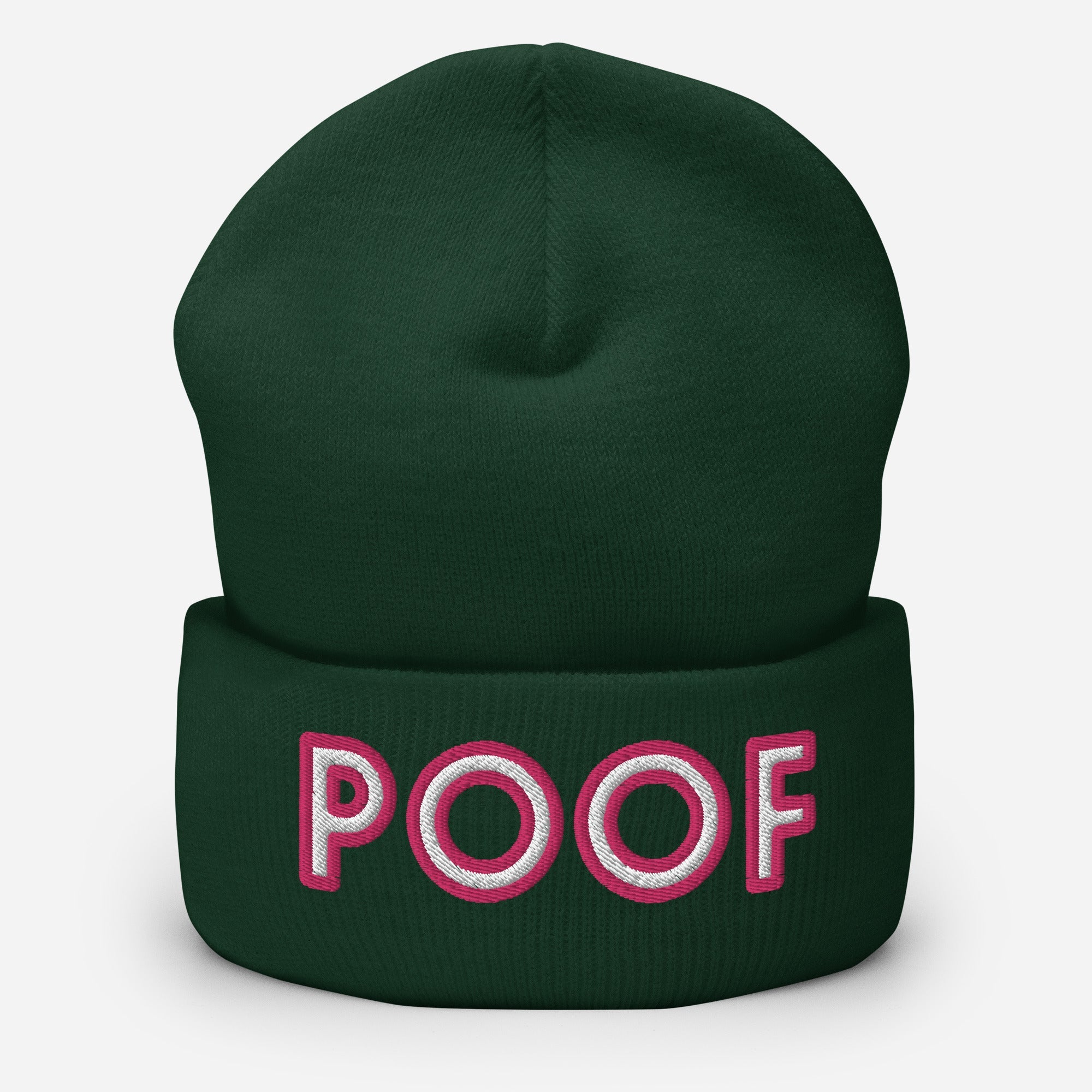 Poof Cuffed Beanie