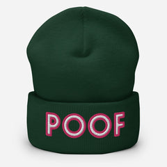 Poof Cuffed Beanie