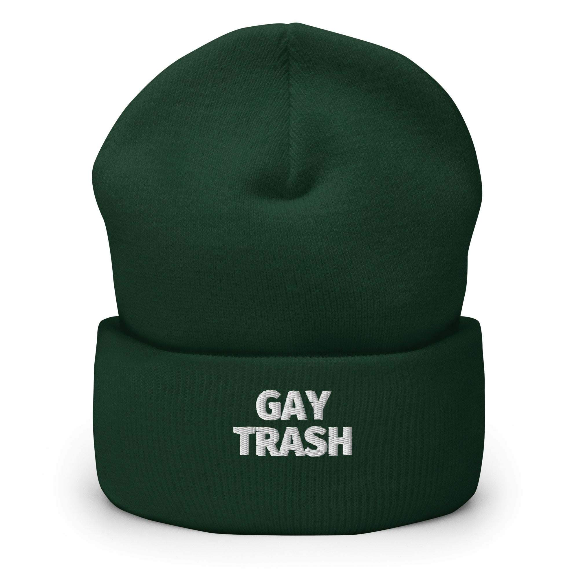 Gay Trash Cuffed Beanie