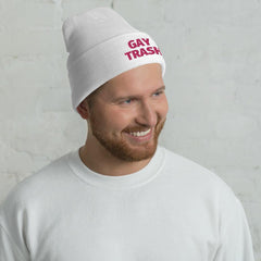 Gay Trash Cuffed Beanie