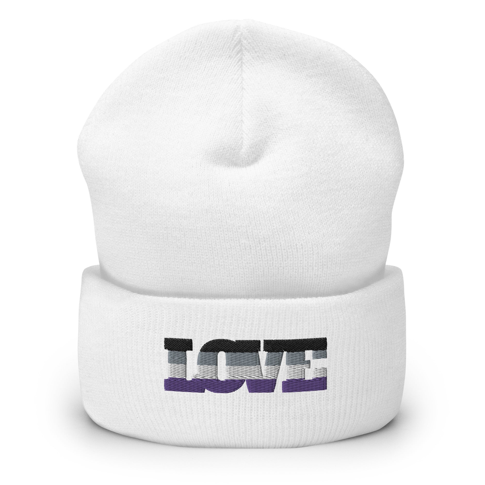 Asexual Love Cuffed Beanie
