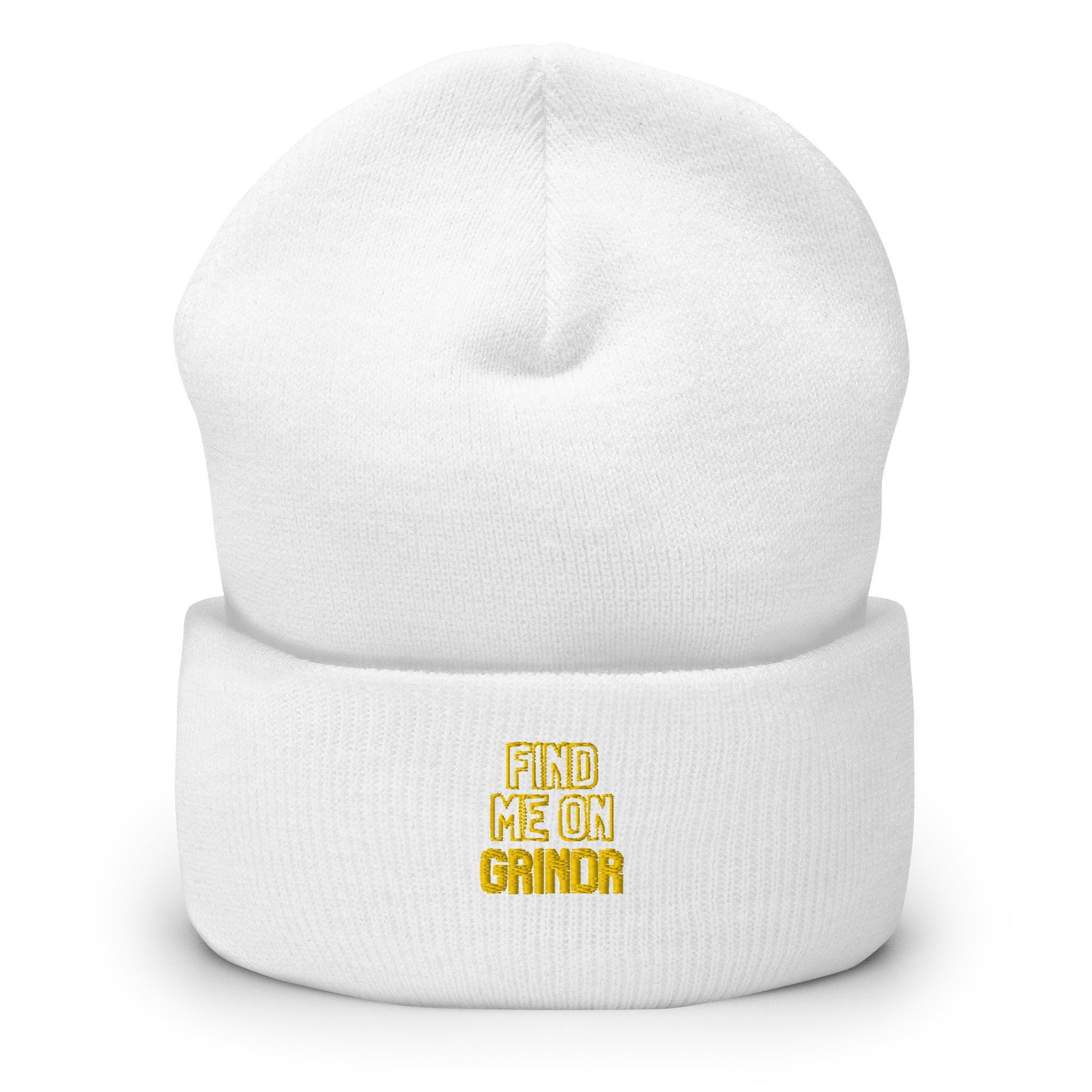 Find Me On Grindr Cuffed Beanie