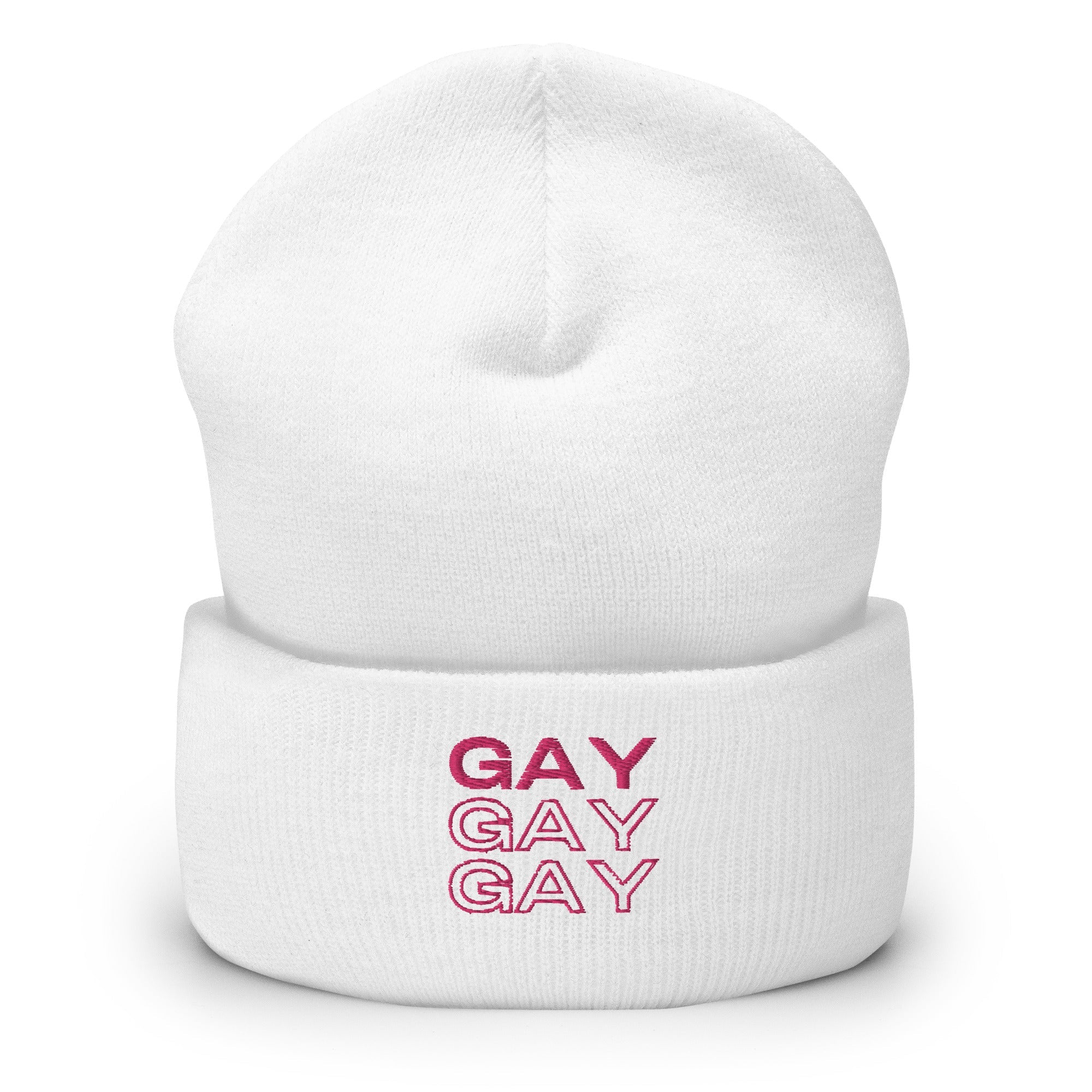 Gay Gay Gay Cuffed Beanie