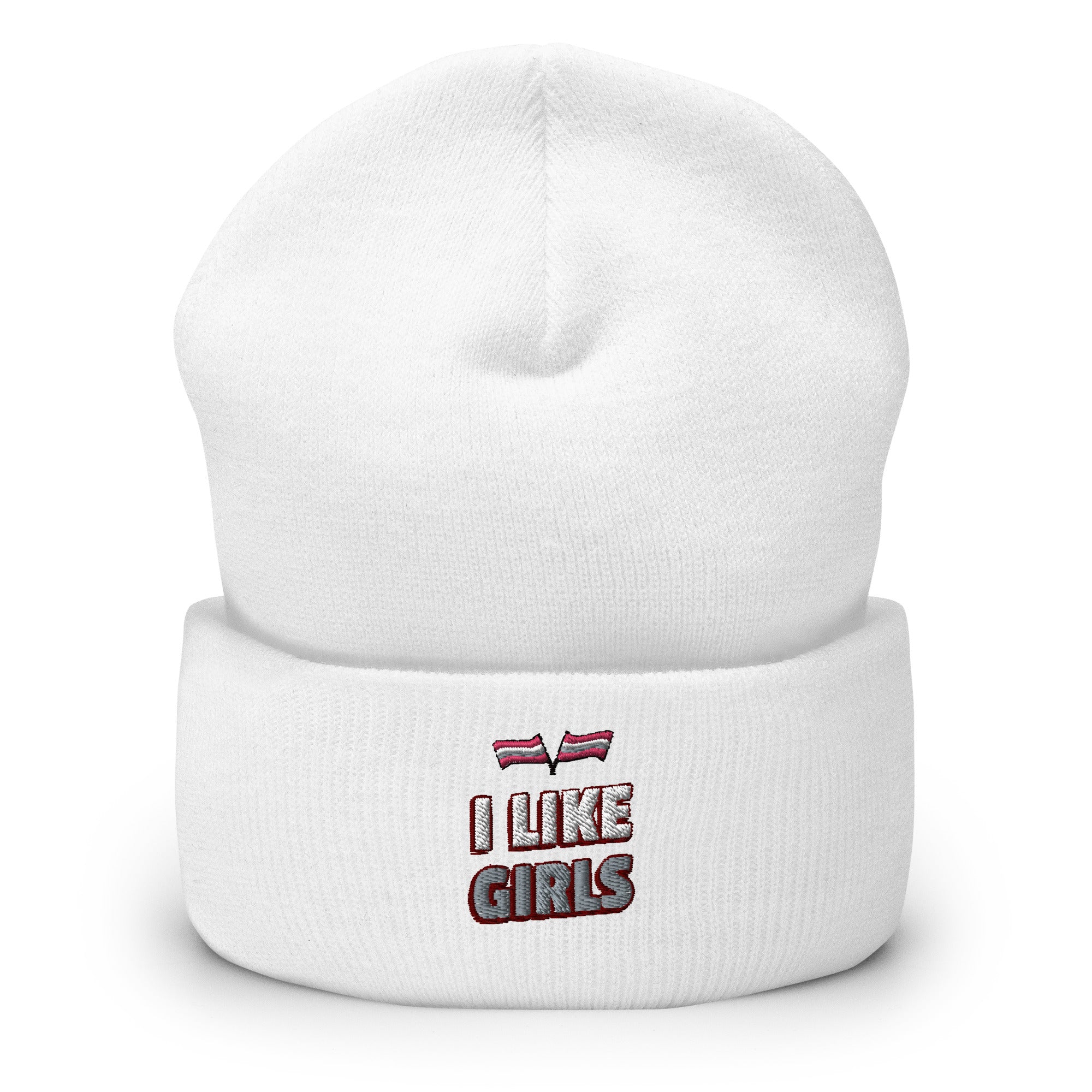 I Like Girls Cuffed Beanie