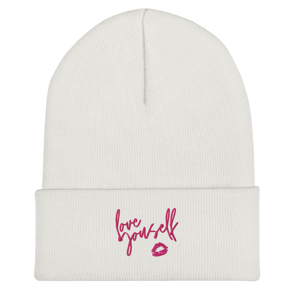 Love Yourself! Cuffed Beanie