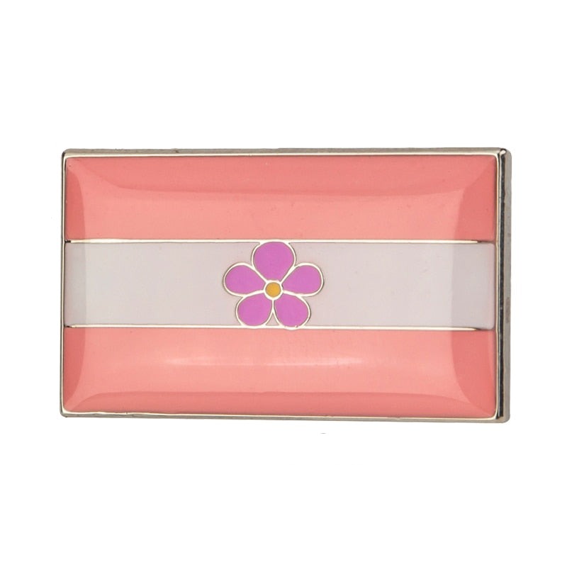 Sapphic Pride Flag Enamel Pin