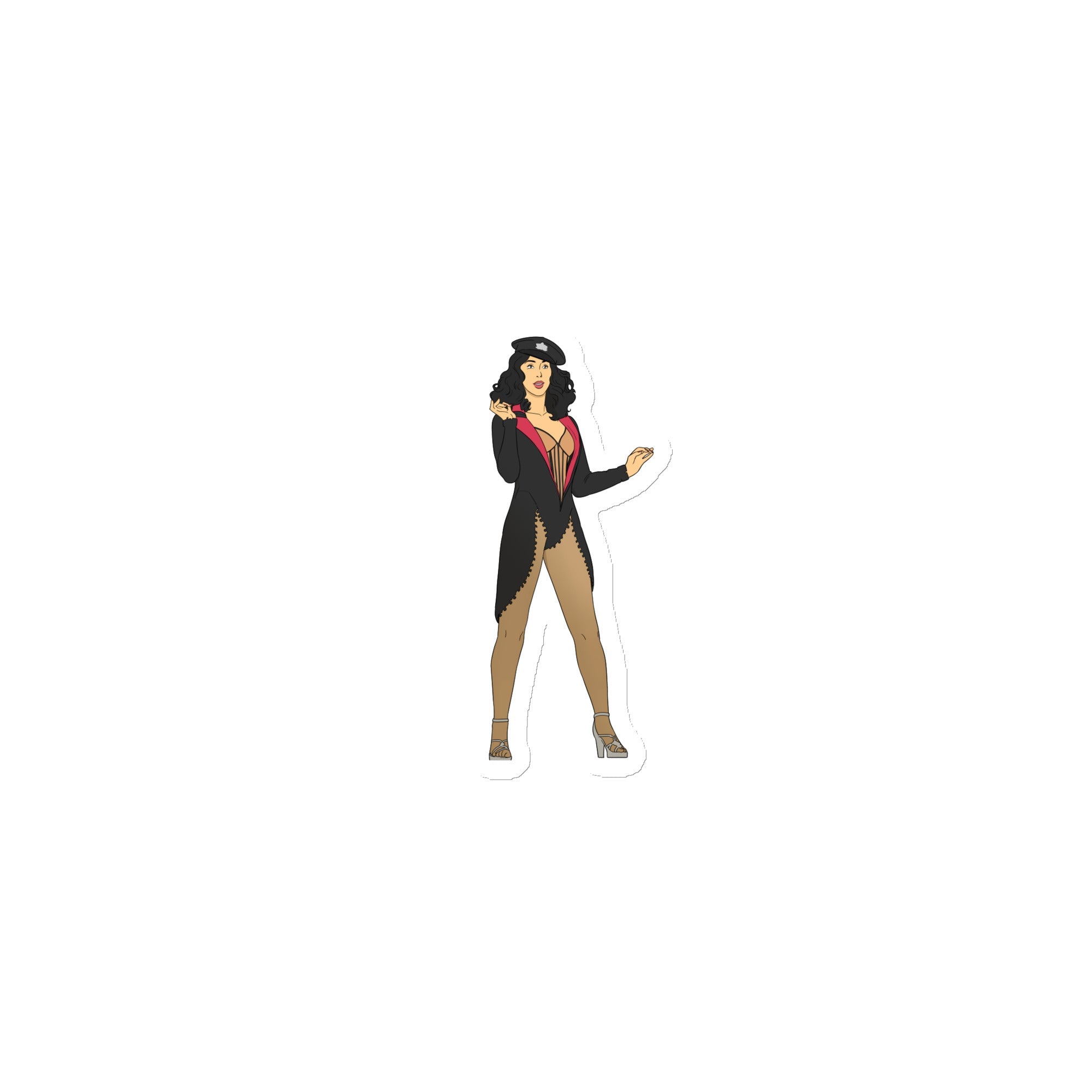 Cher Burlesque Magnet