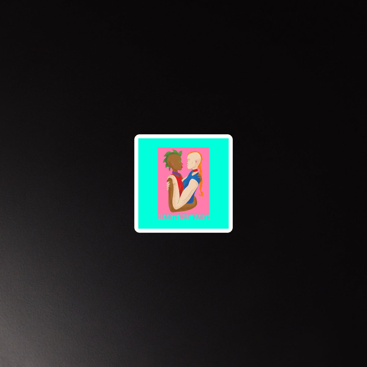 Hearts Not Parts Magnet