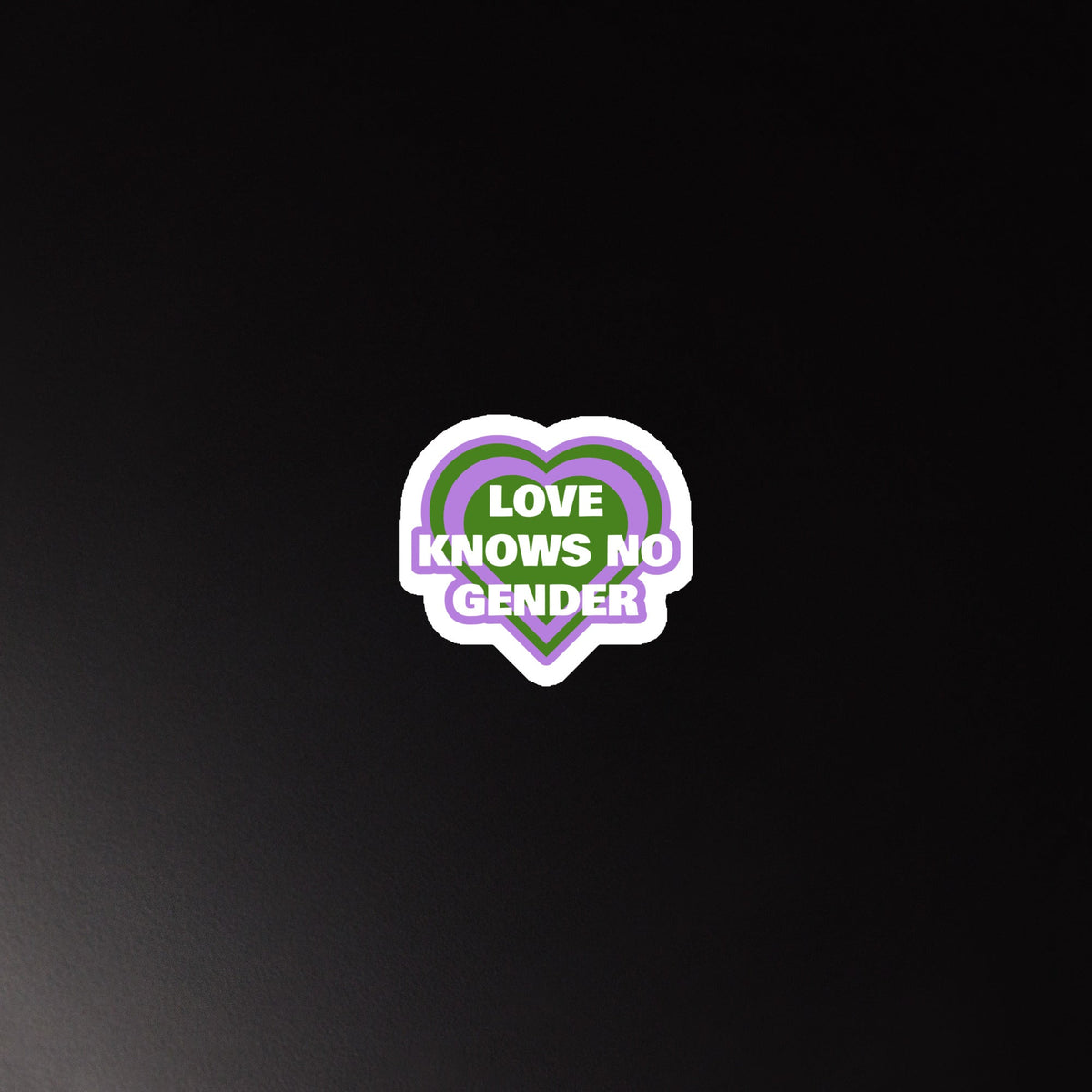 Love Knows No Gender Genderqueer Magnet