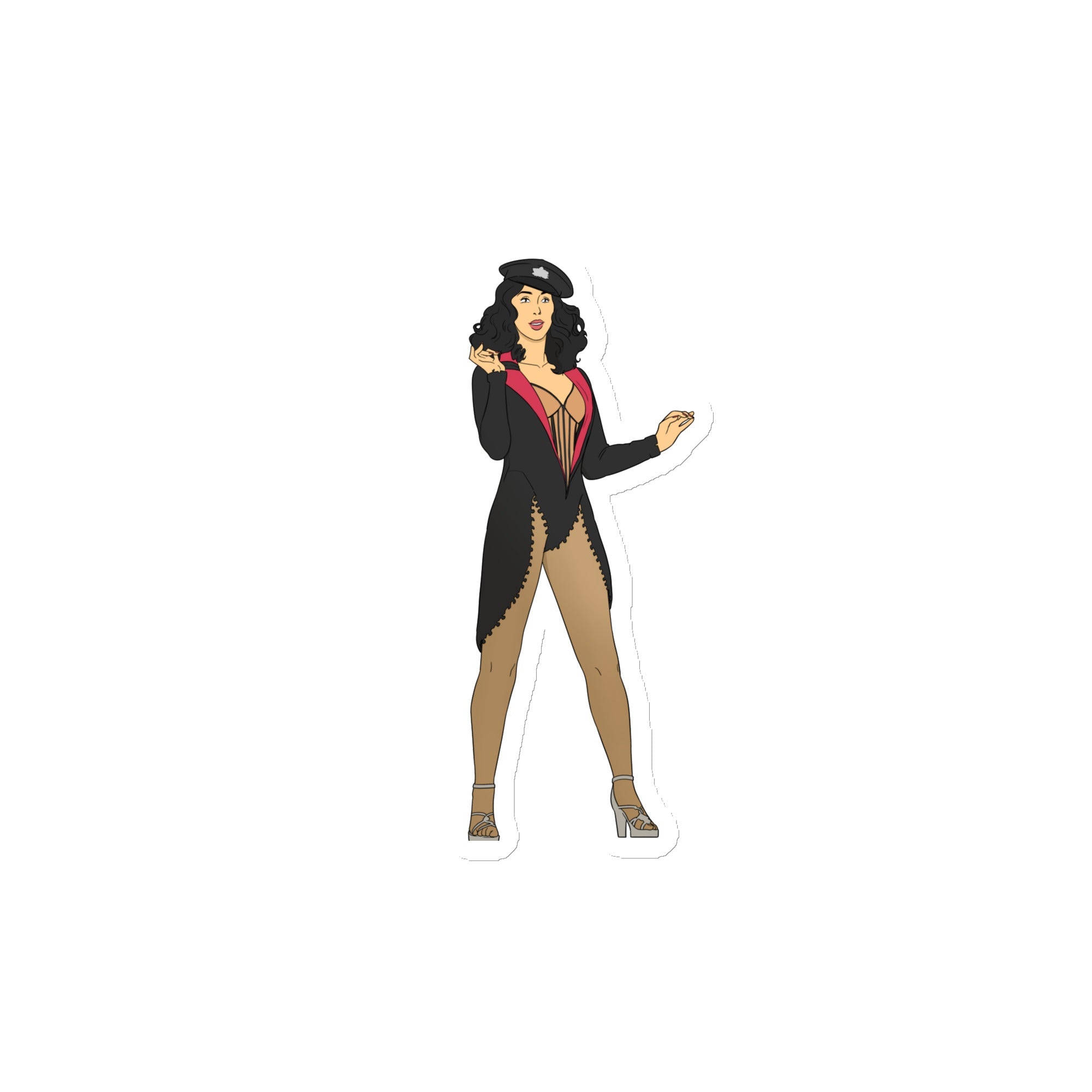 Cher Burlesque Magnet