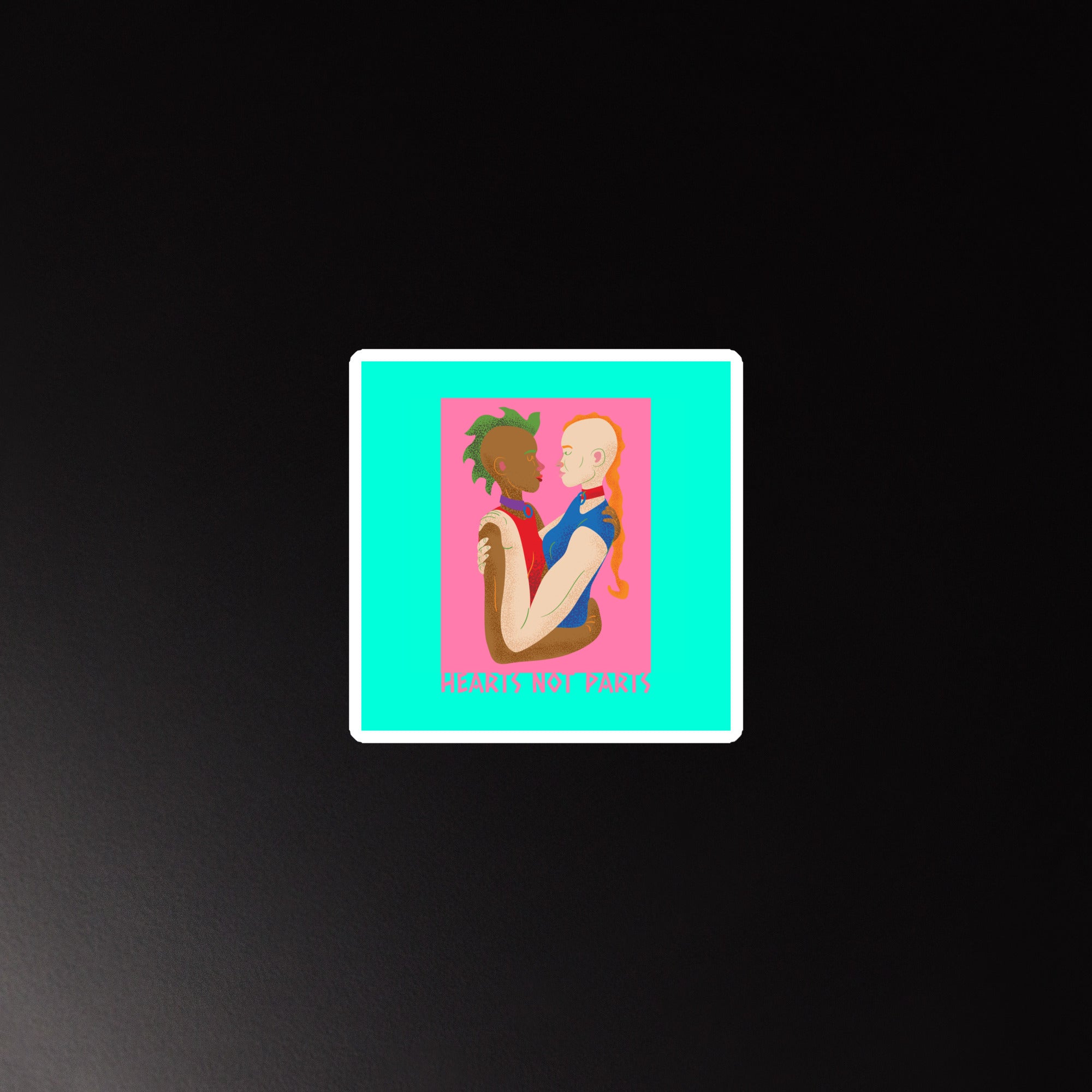 Hearts Not Parts Magnet