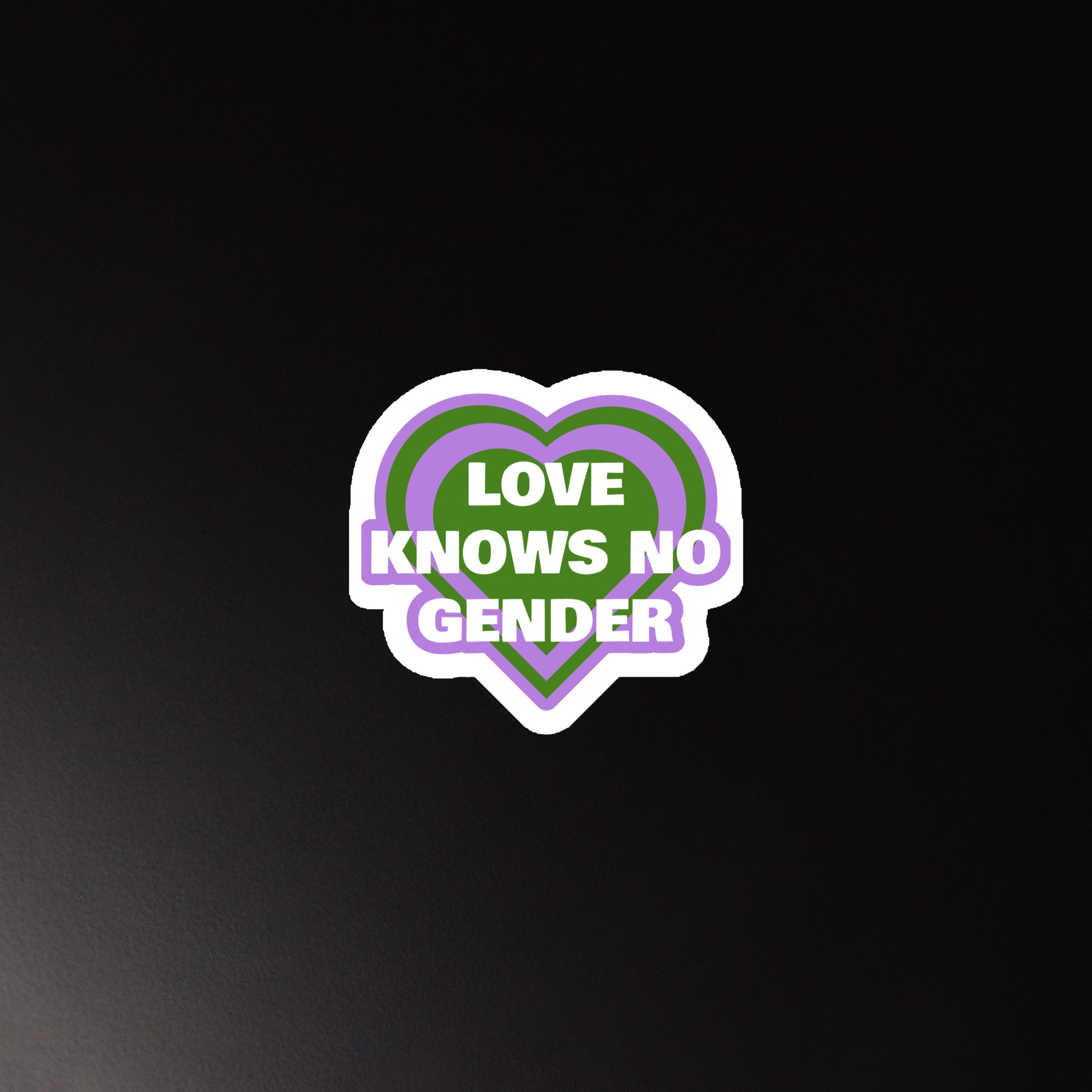 Love Knows No Gender Genderqueer Magnet