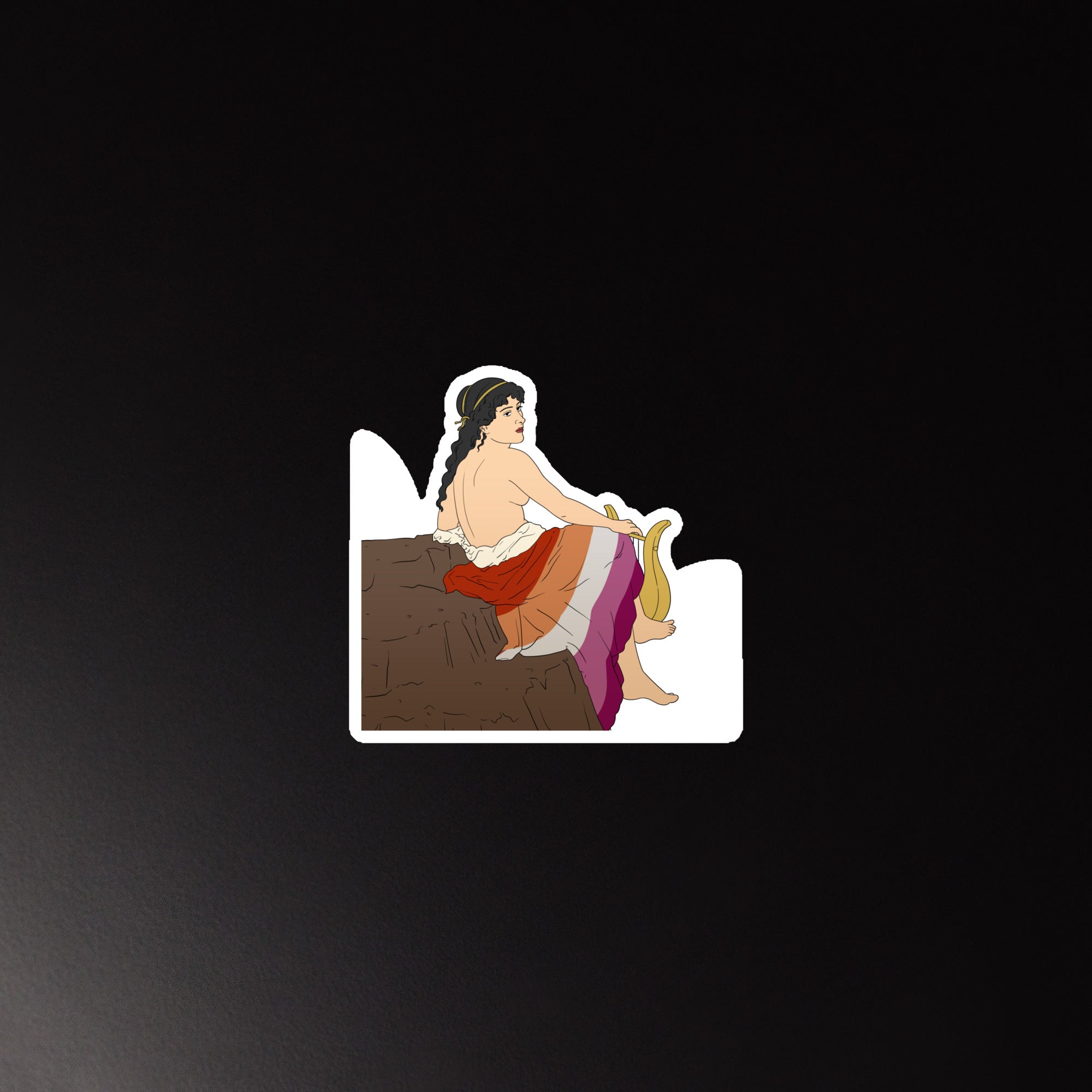 Sappho Of Lesbos Magnet