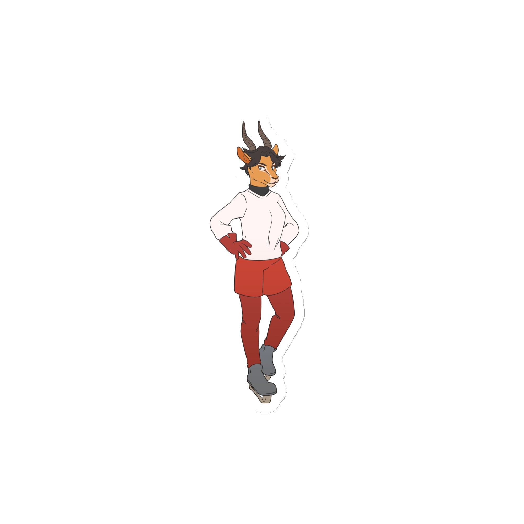 Sporty Dyke Magnet