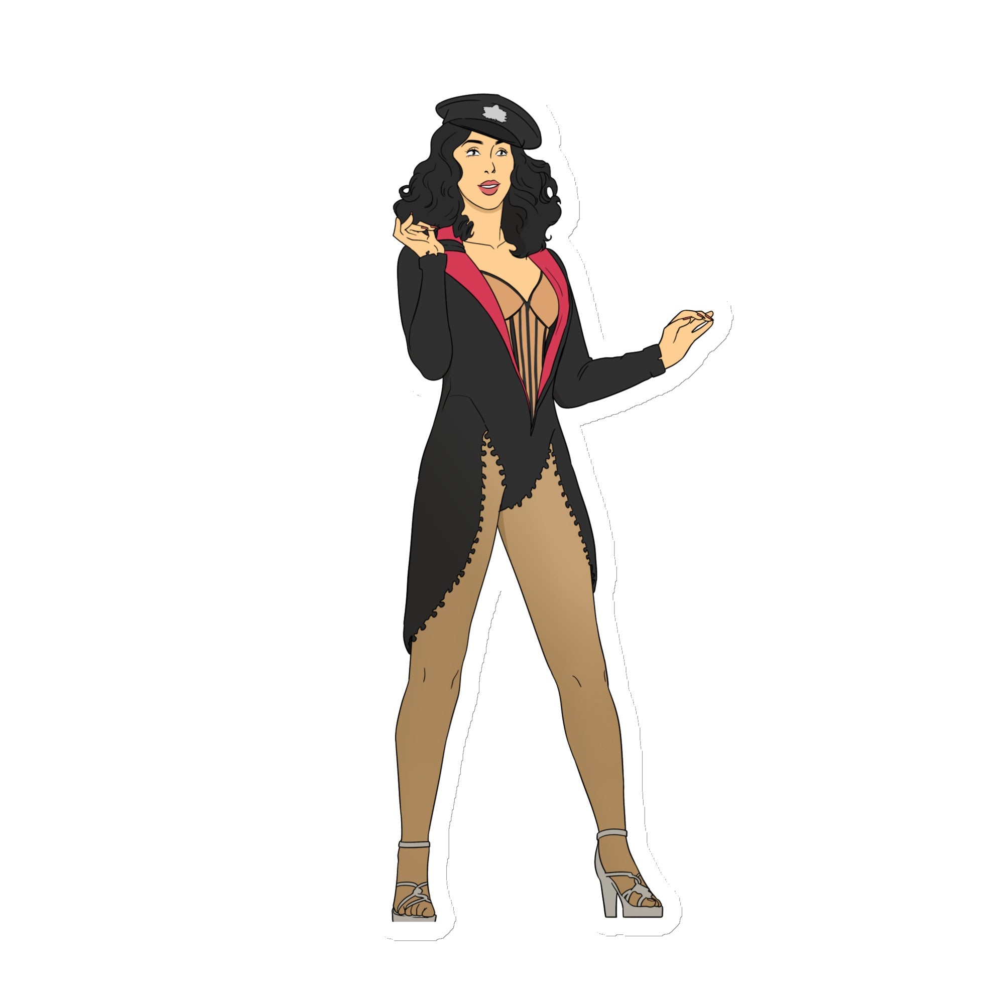 Cher Burlesque Magnet