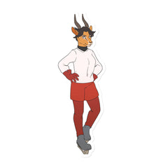 Sporty Dyke Magnet