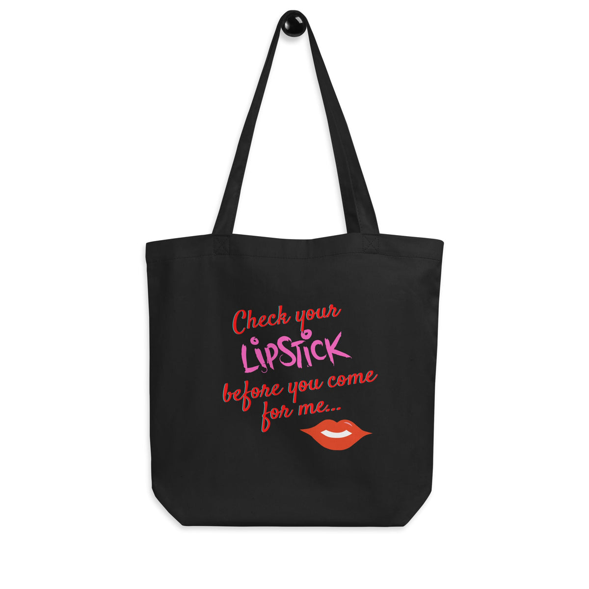 Check Your Lipstick Eco Tote Bag