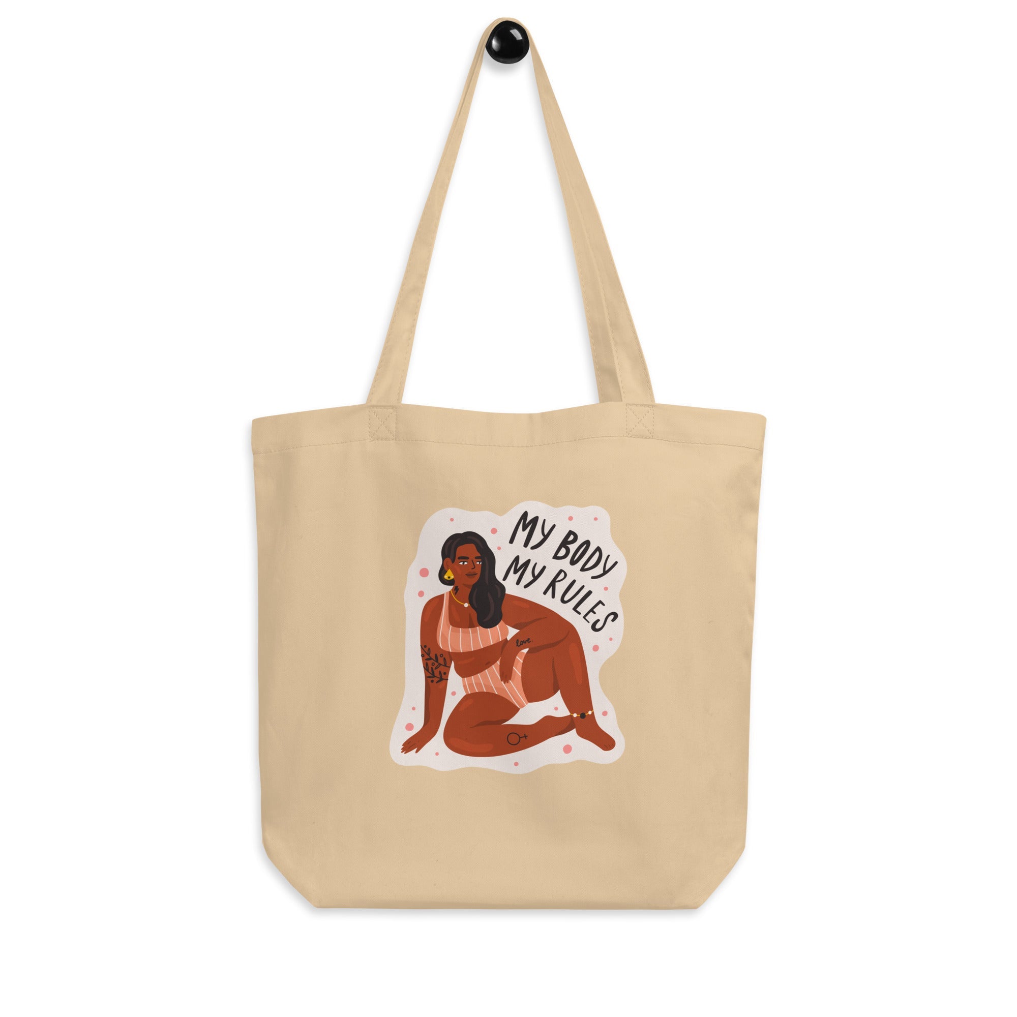 My Body My Rules Eco Tote Bag