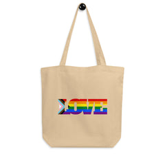 Progress LGBT Love Eco Tote Bag
