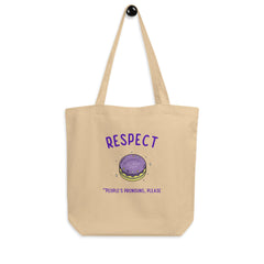 Respect People's Pronouns Please Eco Tote Bag