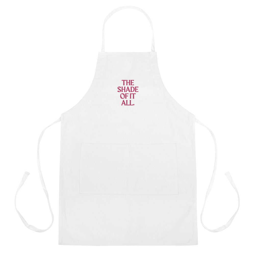 The Shade Of It All Embroidered Apron