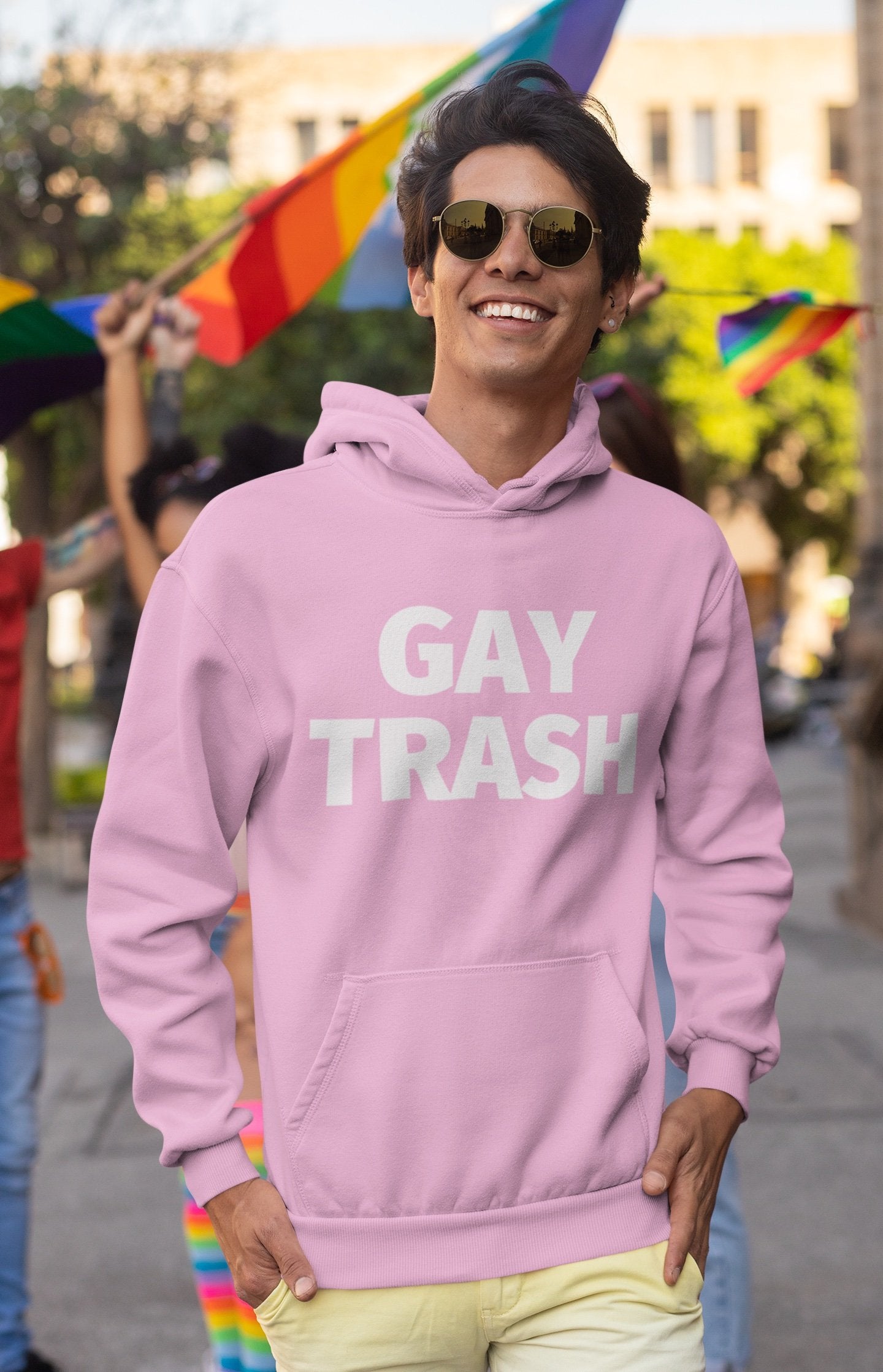 Gay Trash Unisex Hoodie