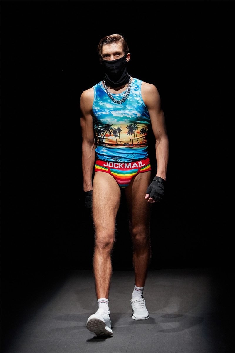 Jockmail Striped Briefs - The RainbowBoys