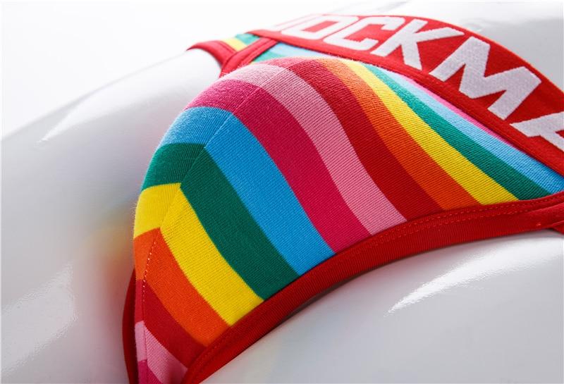 Jockmail Striped Briefs - The RainbowBoys