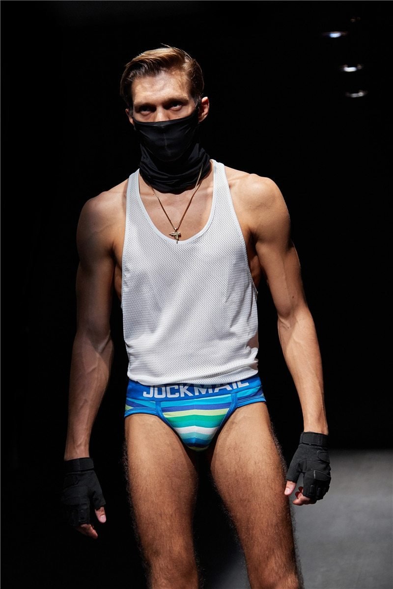 Jockmail Striped Briefs - The RainbowBoys