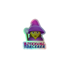 Bisexual Sorcerer Holographic Stickers