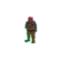 Gay Bear Holographic Stickers