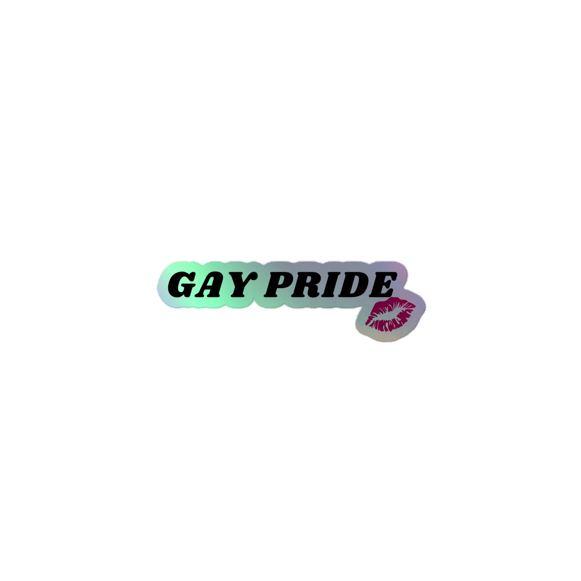 Gay Pride Holographic Stickers