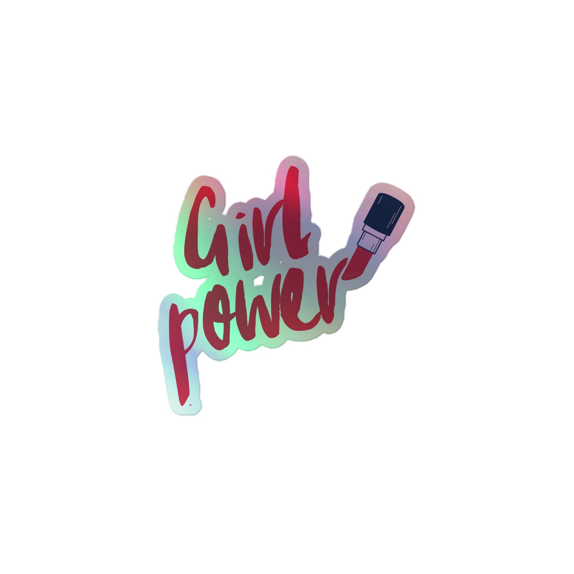 Girl Power Holographic Stickers