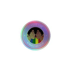 I Choose Love Holographic Stickers