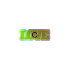 Intersex Love Holographic Stickers