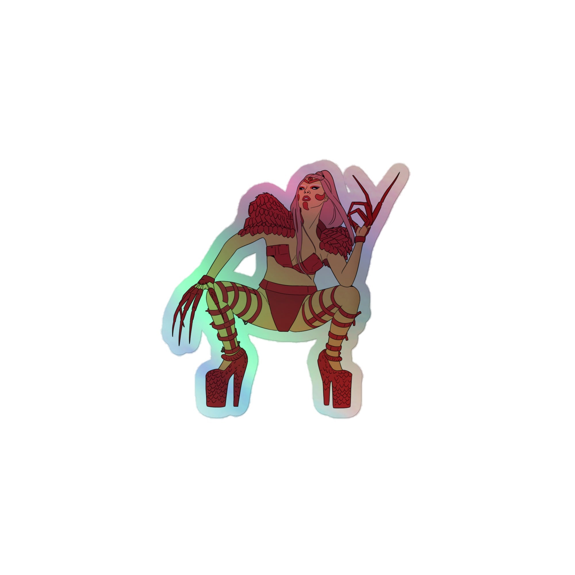 Lady Gaga Chromatica Holographic Stickers