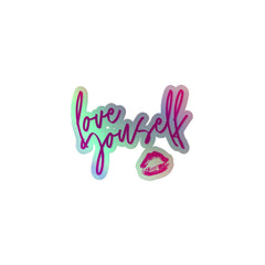 Love Yourself! Holographic Stickers