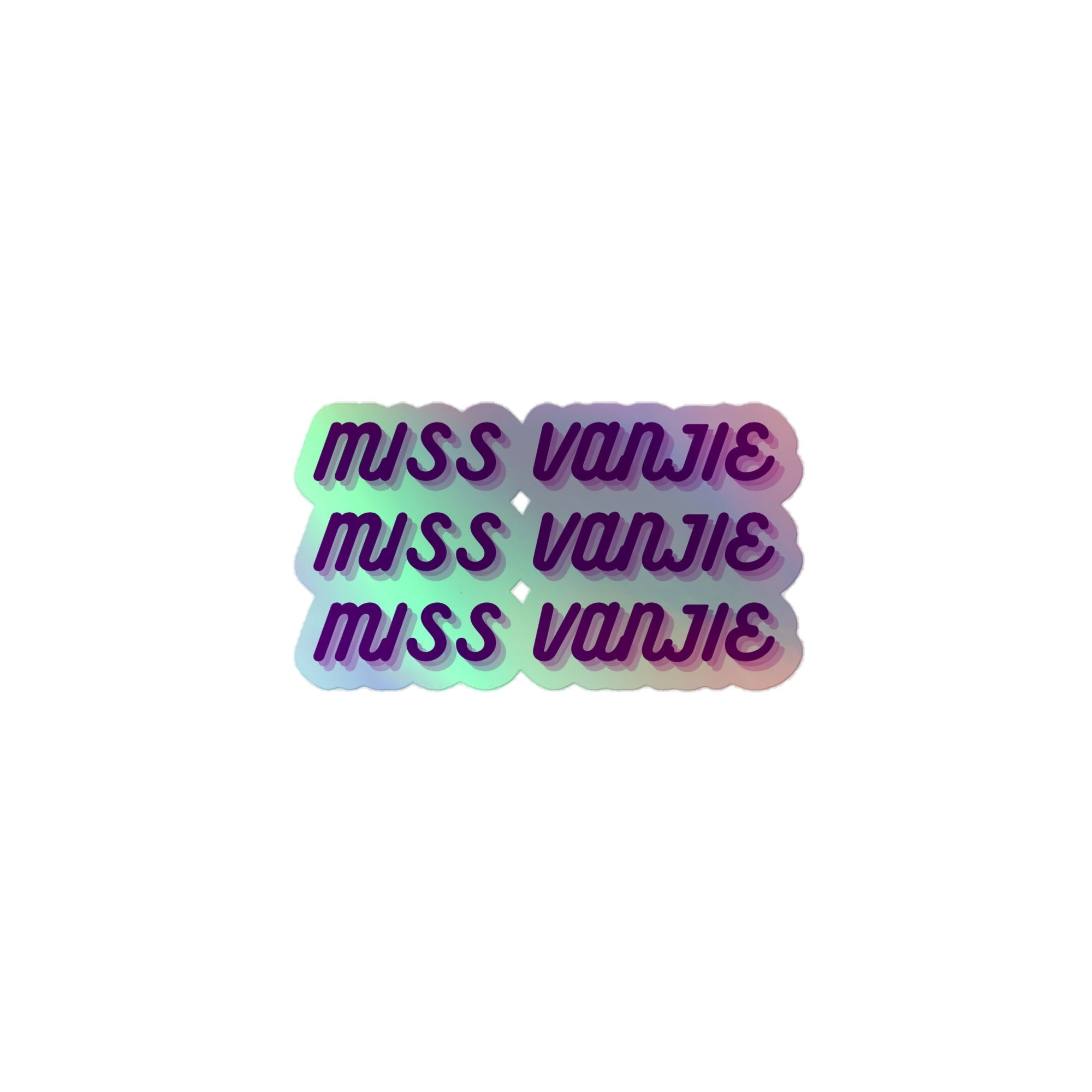Miss Vanjie Holographic Stickers