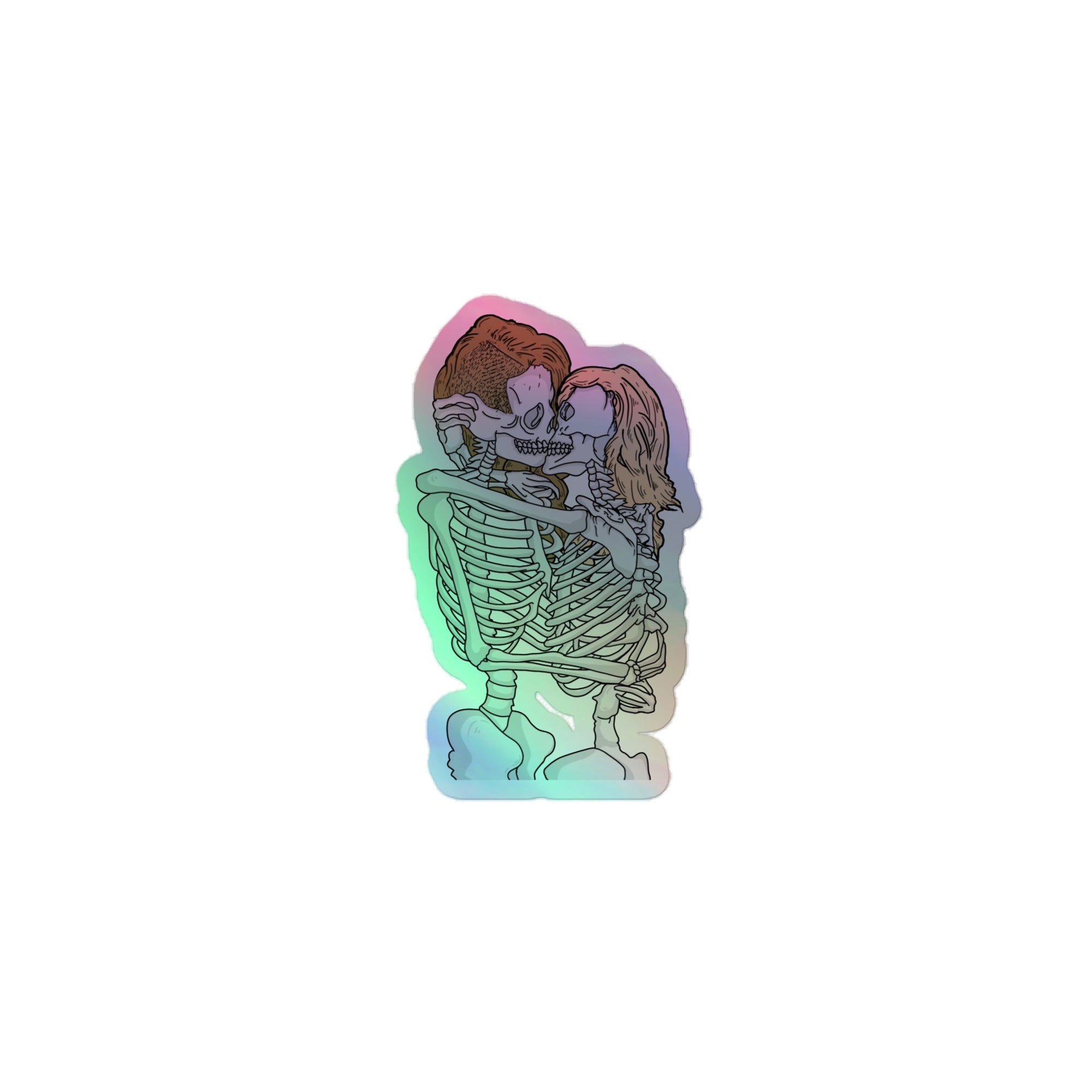 Queer Skeletons Holographic Stickers