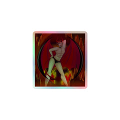 The Demon Of Homosexuality Holographic Stickers