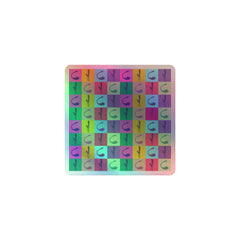 Vibrator Pop Art Holographic Stickers
