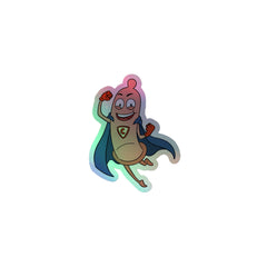 Super Condom Holographic Stickers
