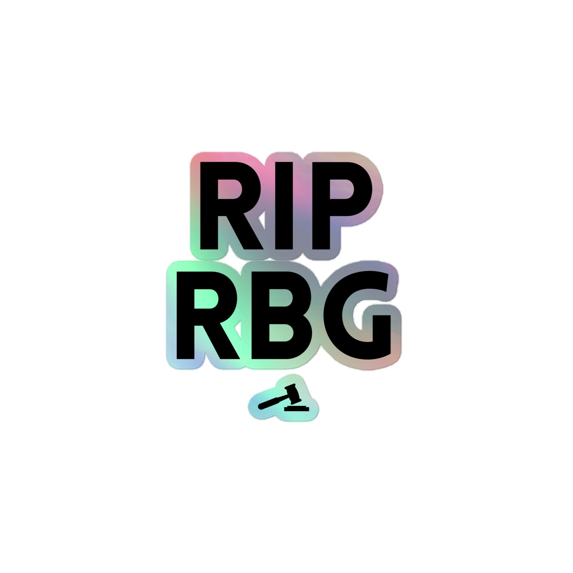 Rip RBG Holographic Stickers