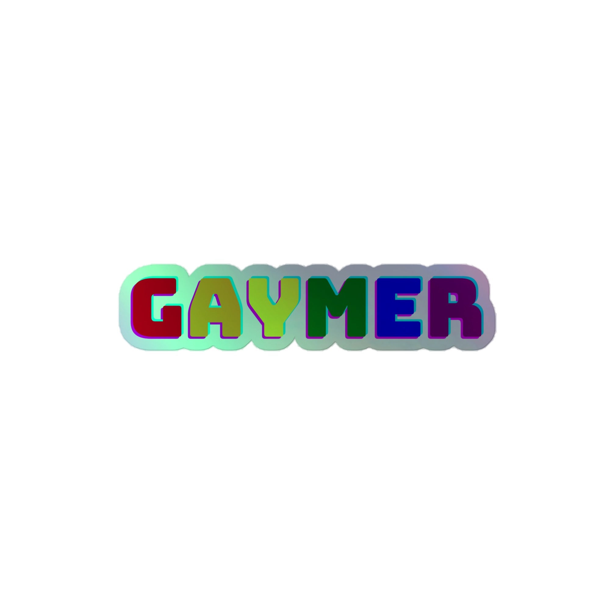 Gaymer Holographic Stickers