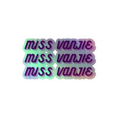 Miss Vanjie Holographic Stickers