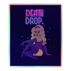 Death Drop Holographic Stickers